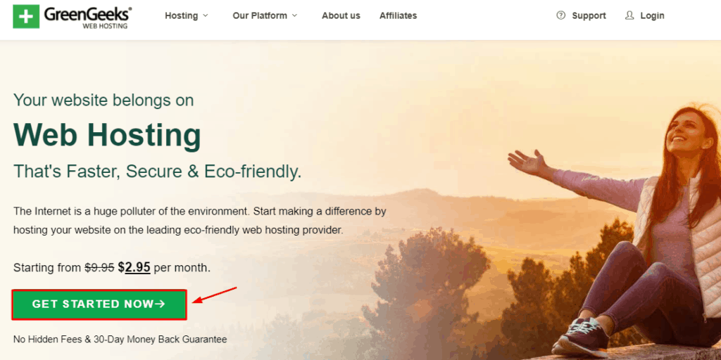 How to Buy Hosting from GreenGeeks (5 Important Steps) 1 1 (a) get started