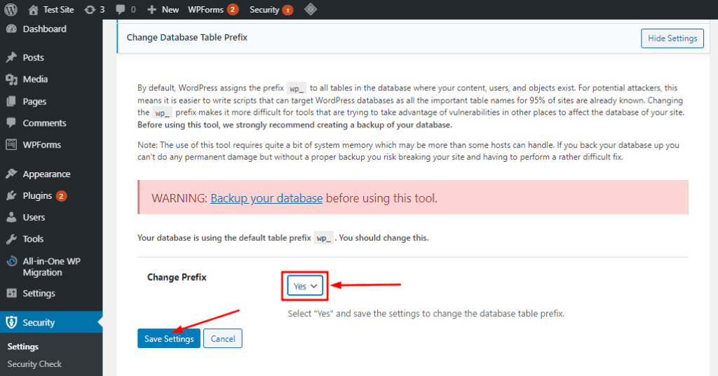 12 WordPress Security Tips 2026 - Stop Hackers Hacking Your Website 13 wordpress change db table prefix