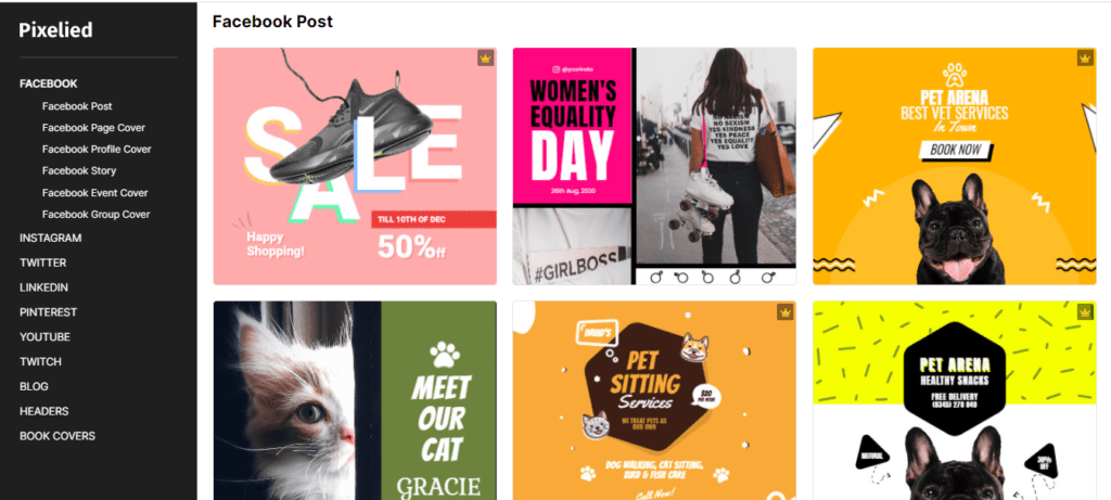 Pixelied Review 2026 - A Swift Design Tool || Pixelied Vs Canva || Pixelied Vs Crello 5 pixelied templates