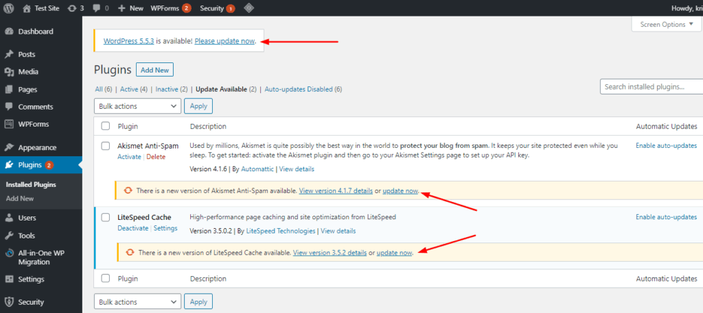 12 WordPress Security Tips 2026 - Stop Hackers Hacking Your Website 9 wordpress update plugins