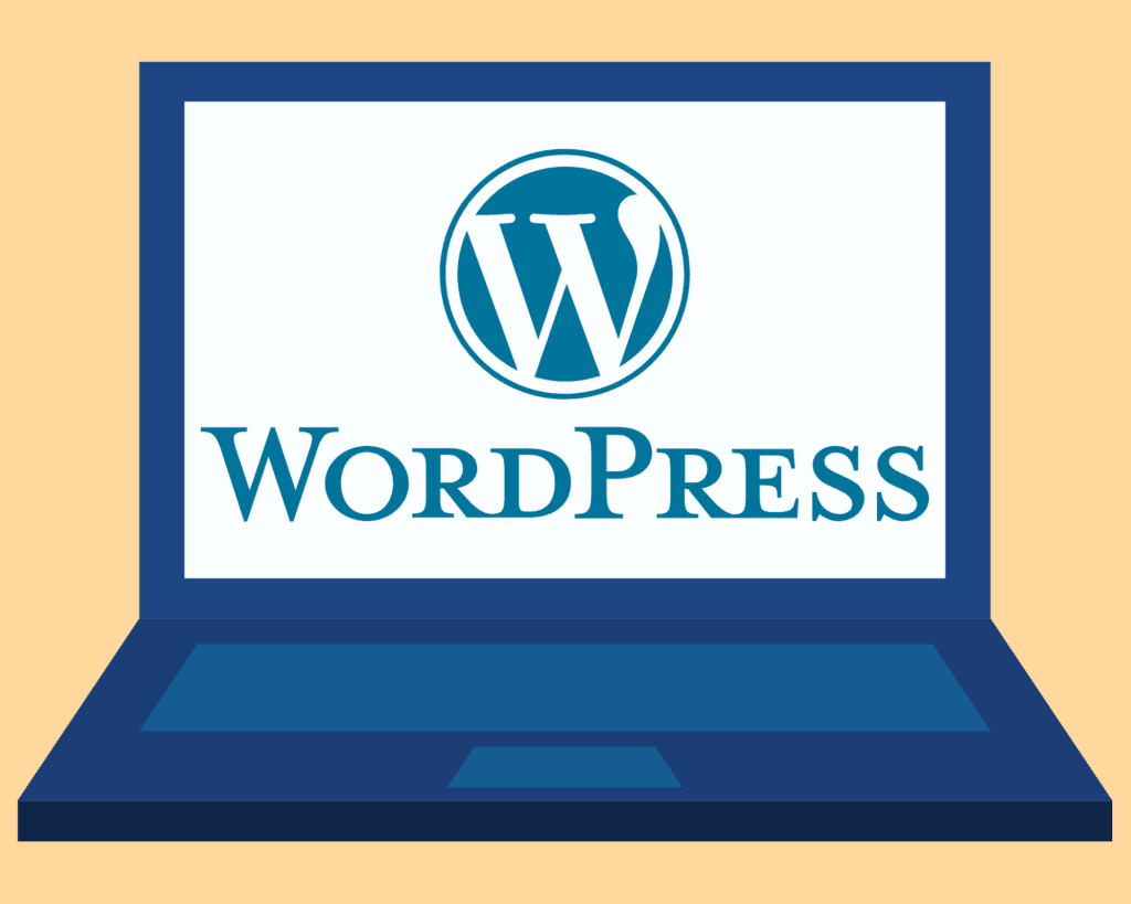 WordPress.com vs WordPress.org Differences (13 Points) - Which is Better? 1 wordpress logo on laptop