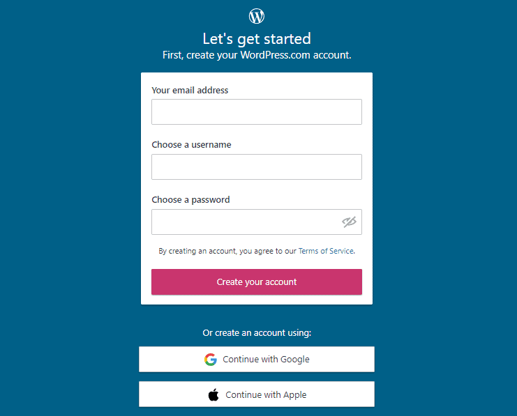 WordPress.com vs WordPress.org Differences (13 Points) - Which is Better? 10 wordpress.com sign up
