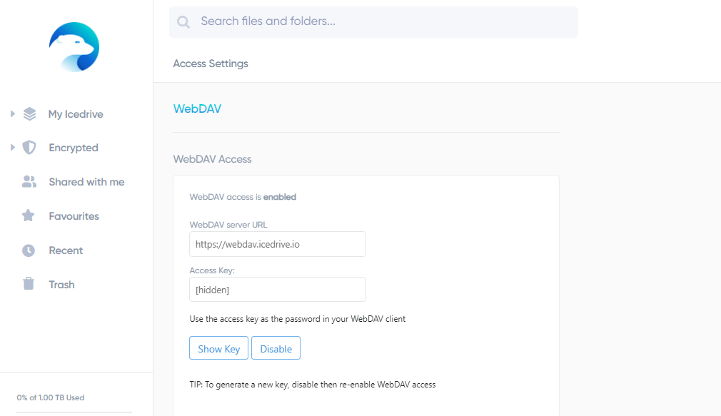 Icedrive Review (2026) - Why I Bought IceDrive? 8 Pros & 5 Cons 21 icedrive Web DAV access