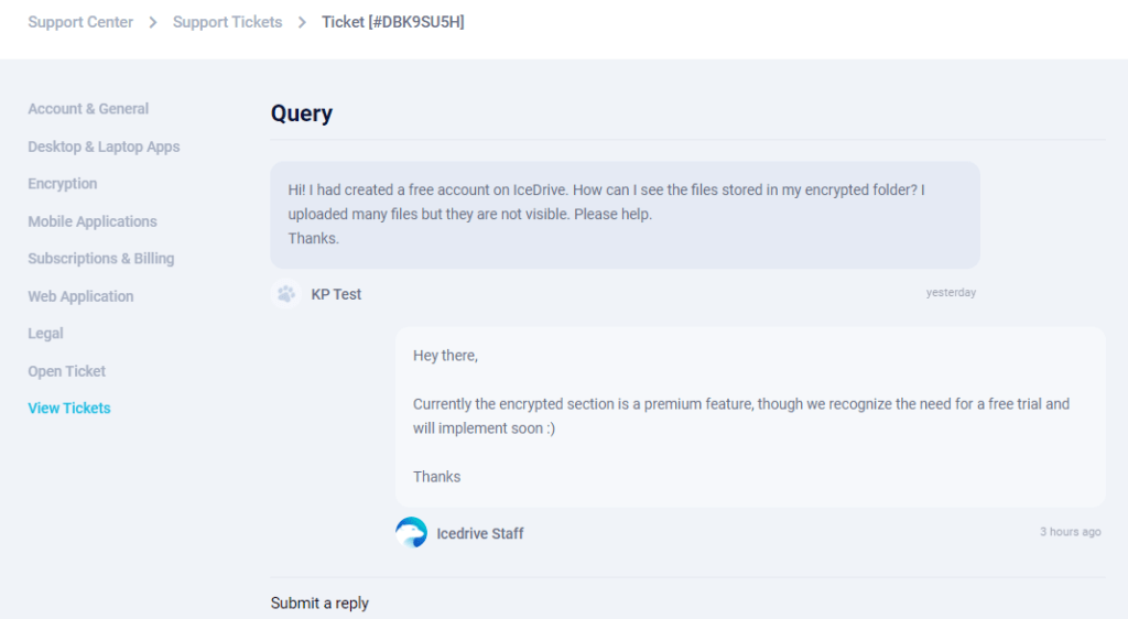 Icedrive Review (2026) - Why I Bought IceDrive? 8 Pros & 5 Cons 13 icedrive email query