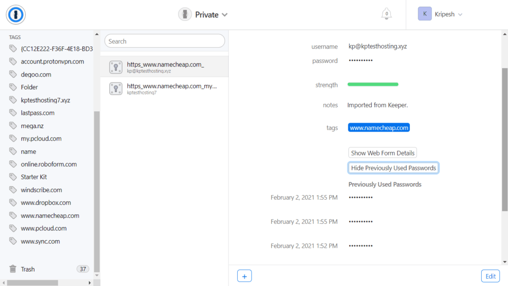 1Password Review (2026) - Why I Switched to 1Password 27 1Password password change