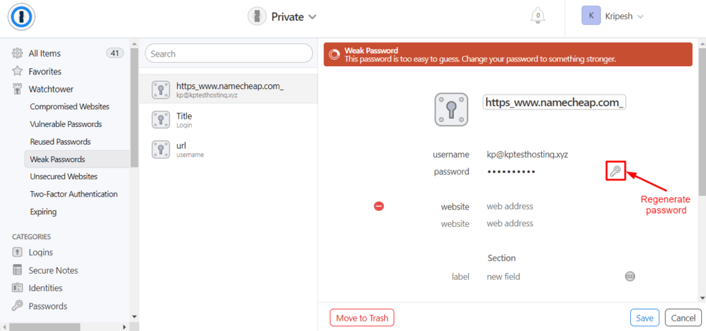 1Password Review (2026) - Why I Switched to 1Password 9 1password regenerate password