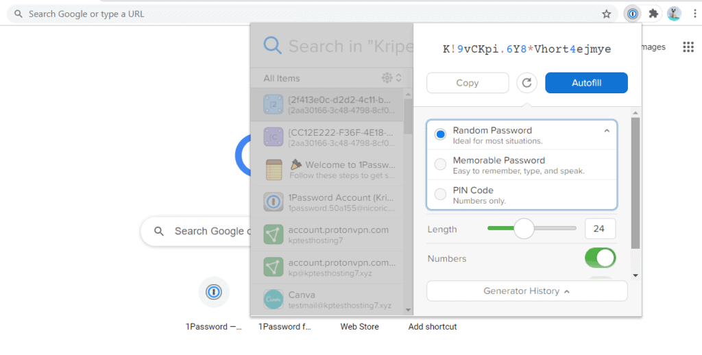 1Password Review (2026) - Why I Switched to 1Password 16 password generator- random passwords