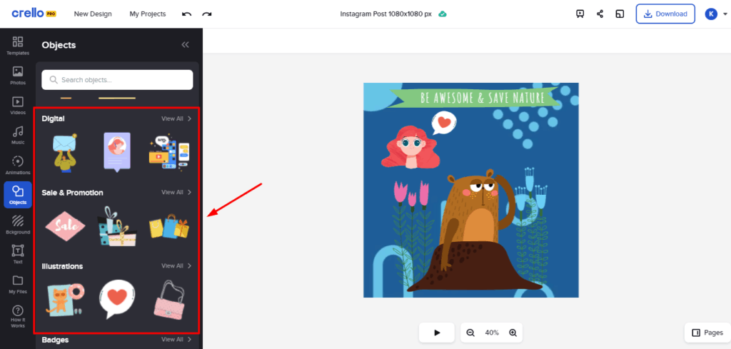 Crello Review (2026) - Best Canva Alternative? 11 Crello Objects