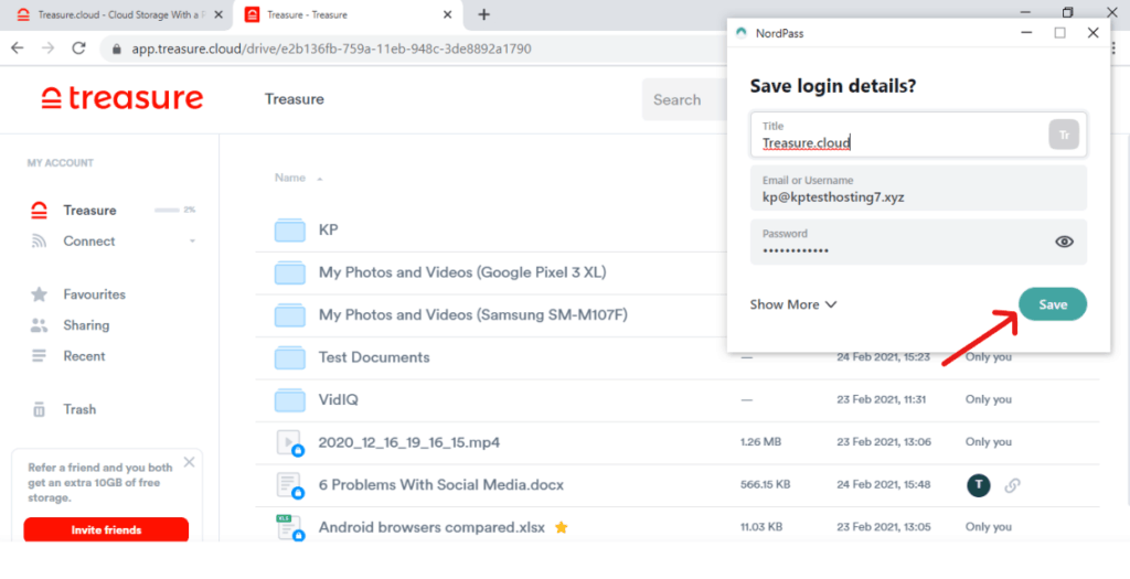 NordPass Autocapture