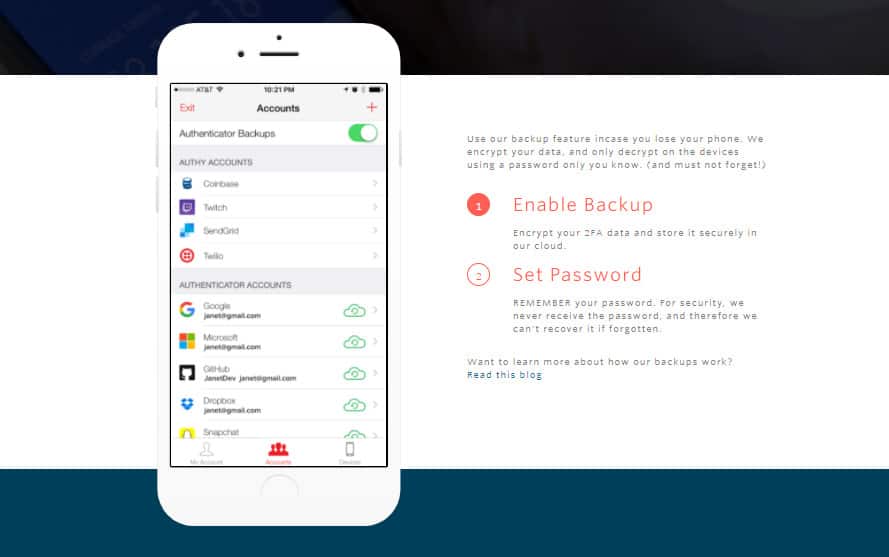 9 Best 2FA Apps (2026) - The Complete Two-Factor Authentication Guide 10 Authy Encrypted backups