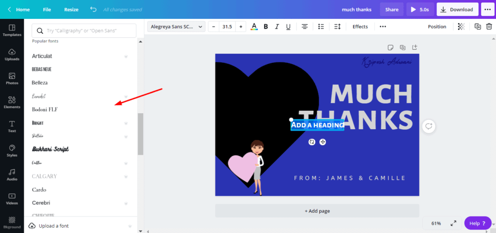 Canva Pro Review (2026) - Is Canva Pro Worth The Price? 5 Canva Pro Font library