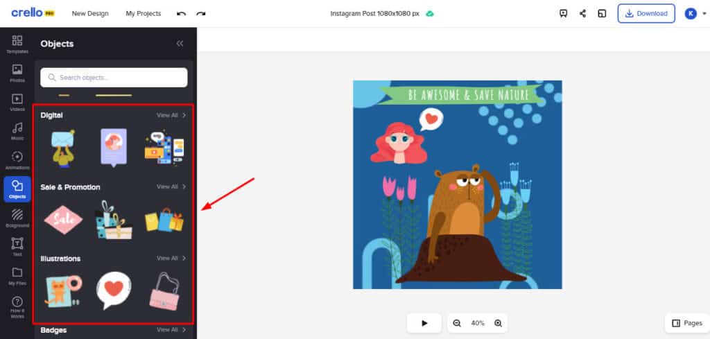 Canva vs Crello (2026) - Which is Best For You? 72 Crello Objects