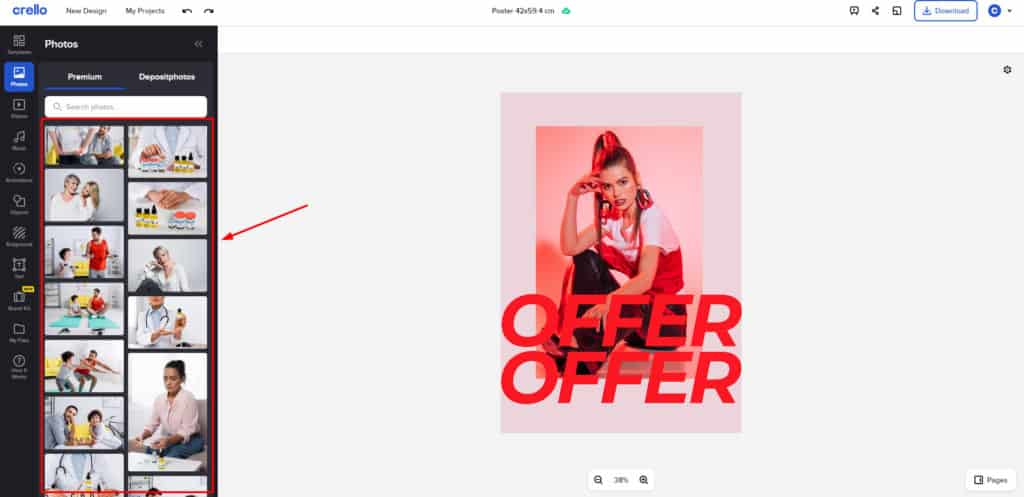 Canva vs Crello (2026) - Which is Best For You? 5 Crello free photos