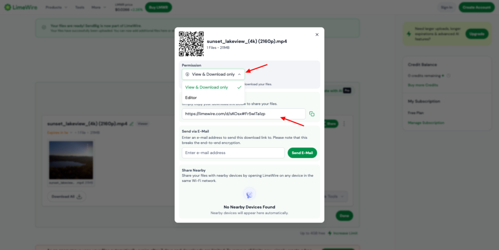 LimeWire - file sharing
