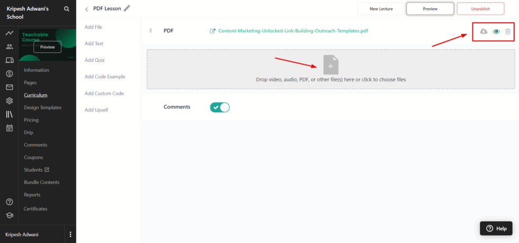 Teachable Review (2026) - What Makes It So Popular? 9 Teachable PDF lessons