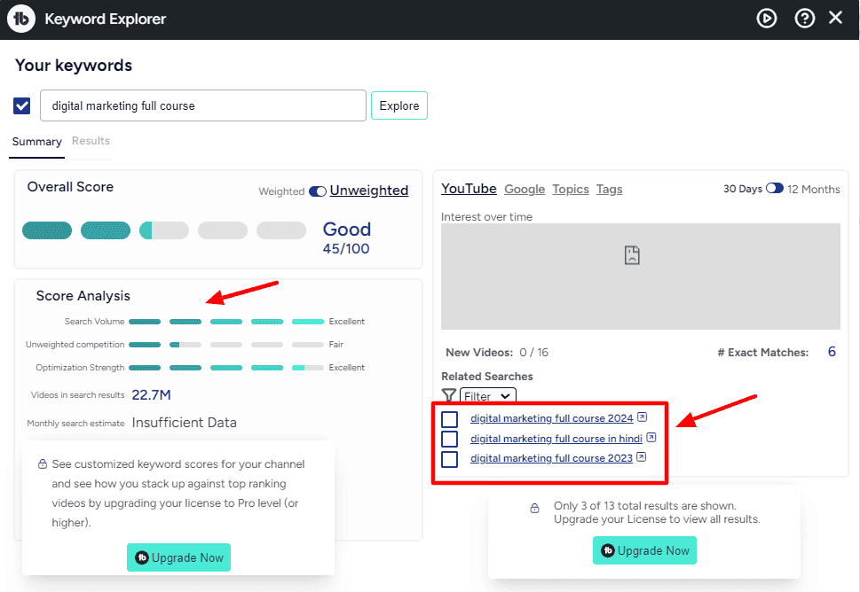 TubeBuddy Review (2026) - Is It Worth It? | 9 Pros & 4 Cons 14 TubeBuddy Keyword Explorer