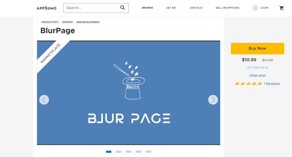 BlurPage Review (2026) - Simple & Powerful Browser Extension 1 BlurPage AppSumo deal