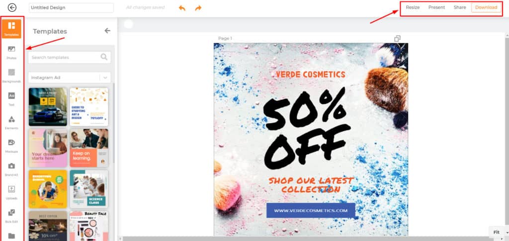 Designs.ai Review (2026) - The New AI-powered design tool 11 Design Maker