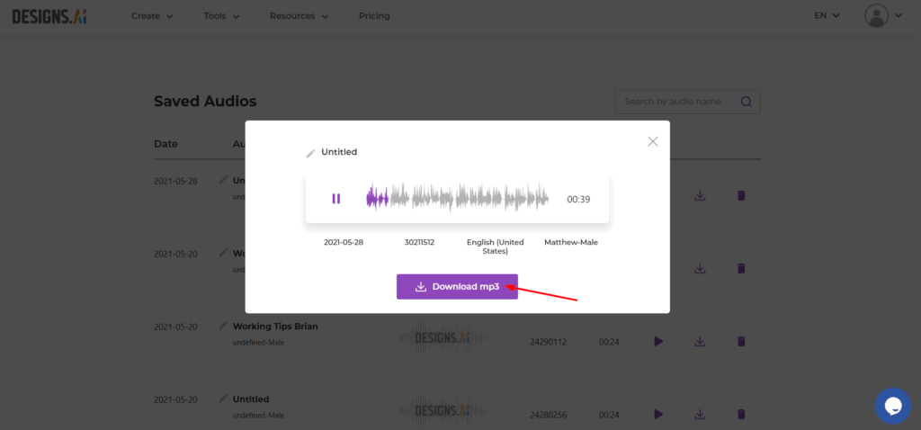 Designs.ai Review (2026) - The New AI-powered design tool 10 Speechmaker preview and download