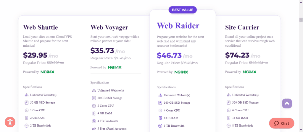 HostArmada Review 2026 - How They've Changed (After 3 Years) 16 HostArmada Cloud VPS plans