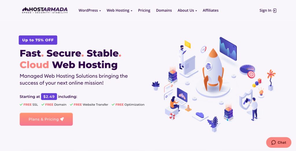 HostArmada Review 2026 - How They've Changed (After 3 Years) 1 HostArmada homepage