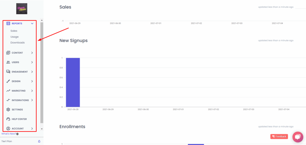 Graphy Review 2026 (Formerly Spayee) - Is It Best For Indian Audience? 3 Spayee Admin interface