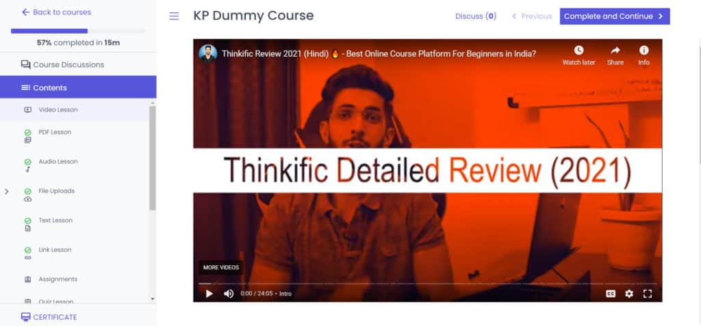 Graphy Review 2026 (Formerly Spayee) - Is It Best For Indian Audience? 24 Student interface video lessons