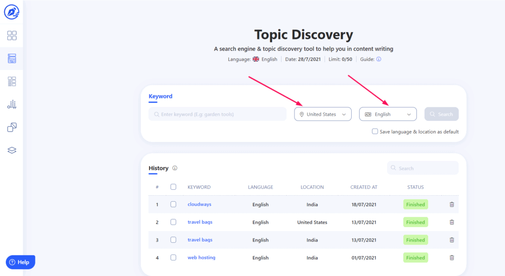 Writer Zen Topic Discovery