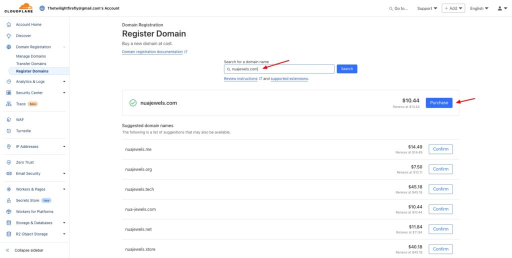 7 Best Domain Name Registrars in India (2026) - Buy Domain Name in India 15 Cloudflare - domain purchase