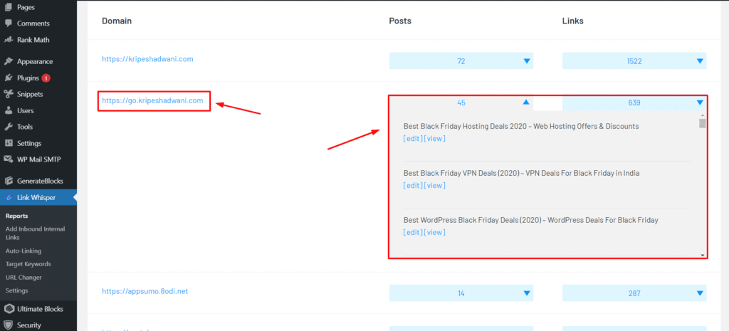 Link Whisper Review (2026) - Easiest Way To Build Internal Links 7 Domains Report