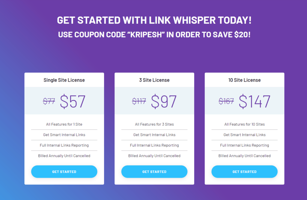 Link Whisper Review (2026) - Easiest Way To Build Internal Links 15 Link Whisper Discount coupon