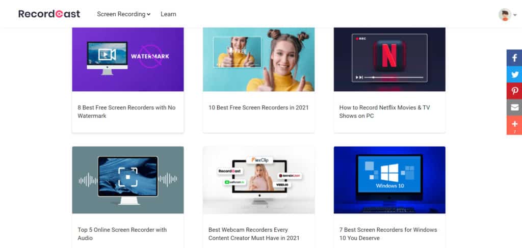 RecordCast Learning Center