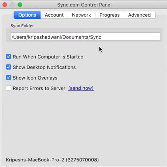 Sync.com Review (2026) - Best Secure Cloud Storage 3 Sync Desktop interface