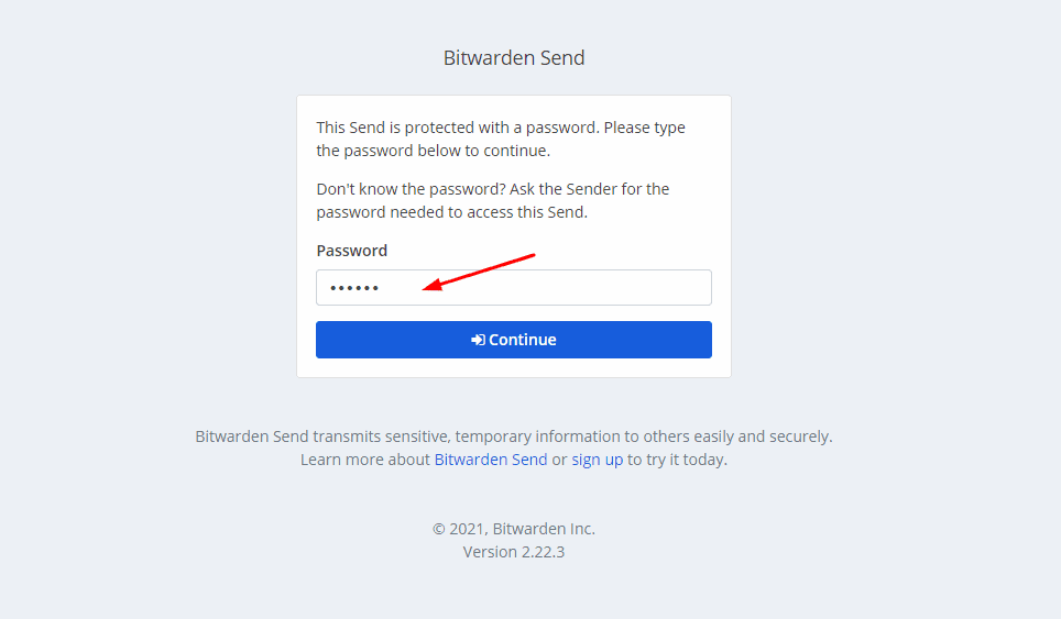 Bitwarden Send - How To Share Passwords Securely (2026) 8 Accessing Info on Bitwarden Send