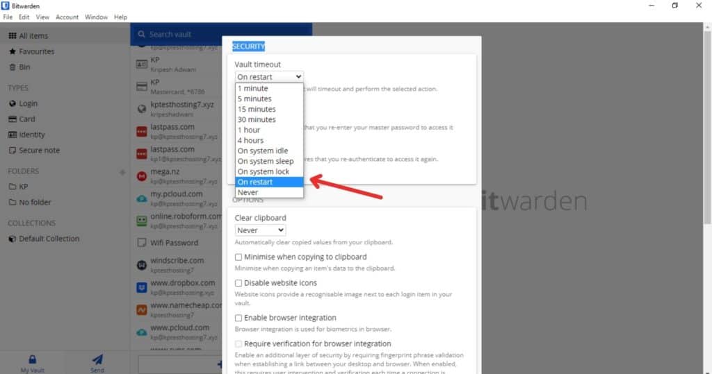 Bitwarden Review 2026 (Free Version) - Best Free Password Manager 22 Bitwarden Auto lockout