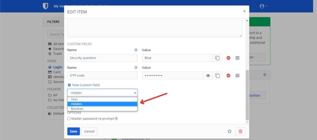 Bitwarden Review 2026 (Free Version) - Best Free Password Manager 11 Bitwarden Custom Fields