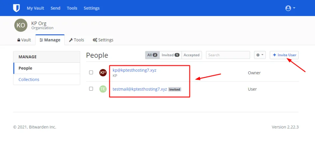 Bitwarden Organization