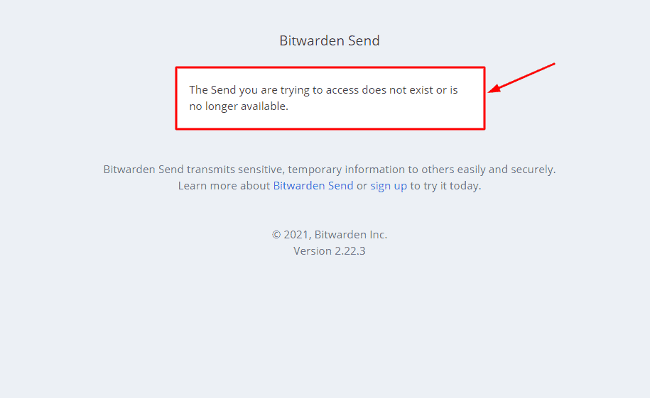 Bitwarden Send - How To Share Passwords Securely (2026) 10 Exceeding access count on Bitwarden Send