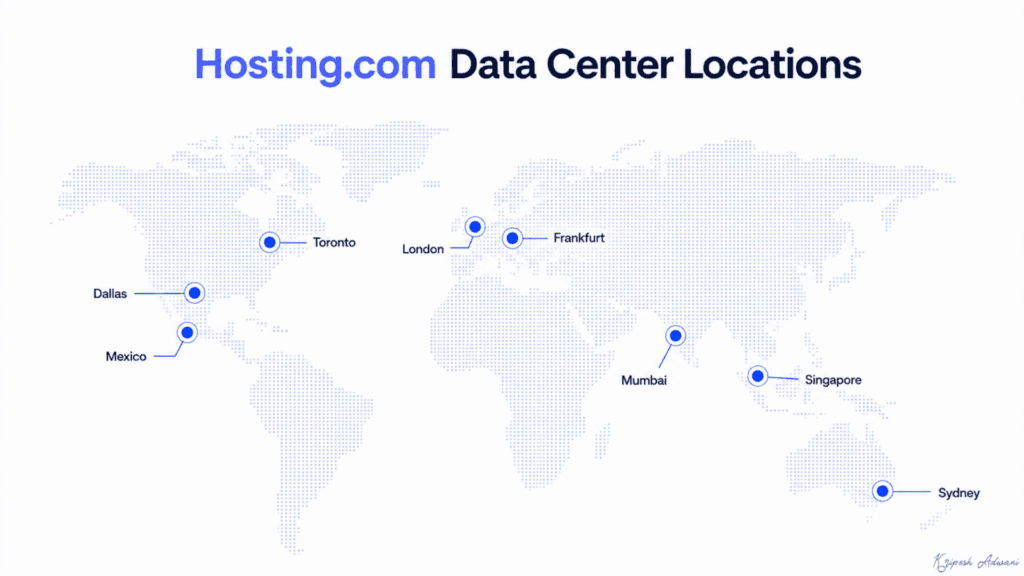 Hosting.com Review (June 2026): Speed, Uptime & Pricing - The Unfiltered Truth 9 Hosting.com data center locations