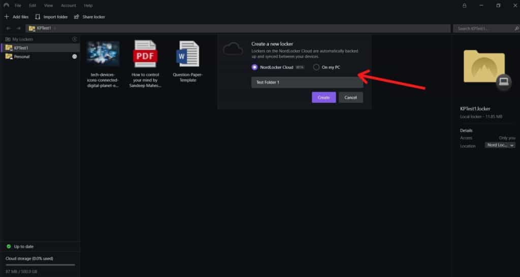 NordLocker Review (2026) - Best Free Encryption Software 7 Local and Cloud storage on NordLocker