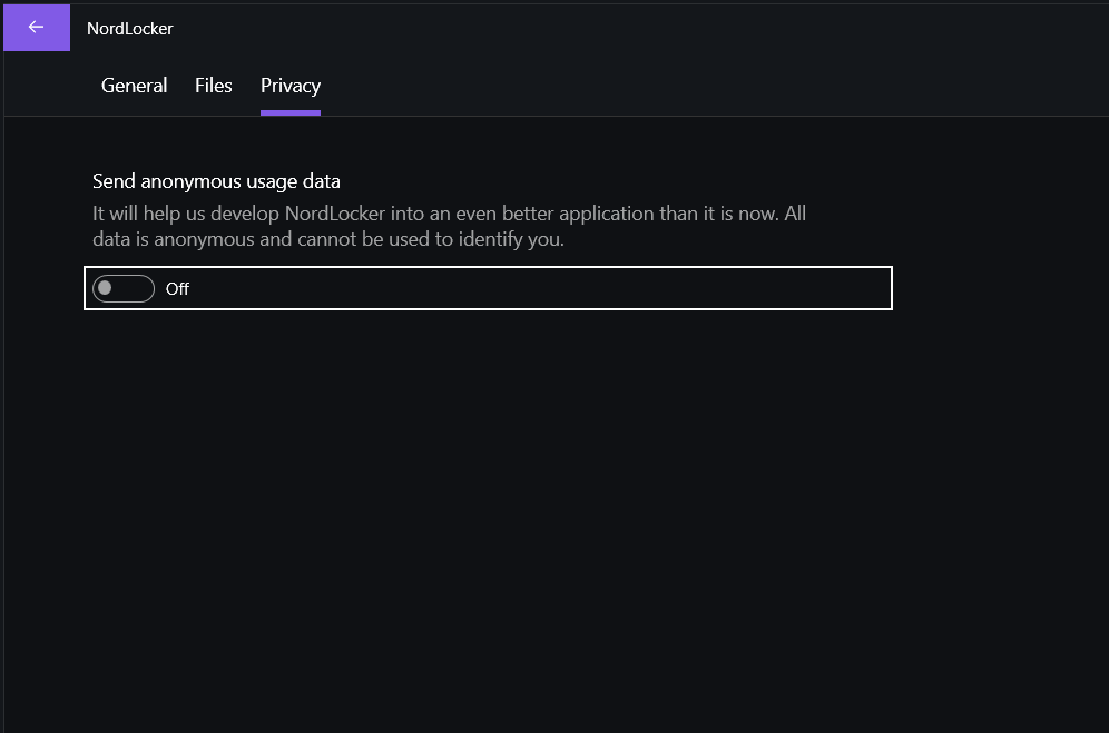 NordLocker Review (2026) - Best Free Encryption Software 13 Sending usage data to NordLocker