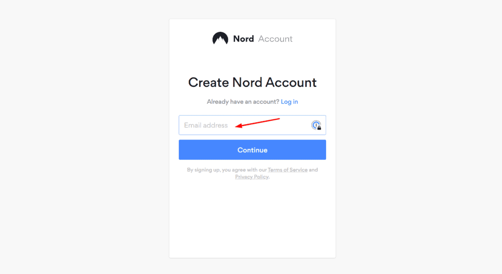 NordLocker Review (2026) - Best Free Encryption Software 2 Signing up for a Nord Account