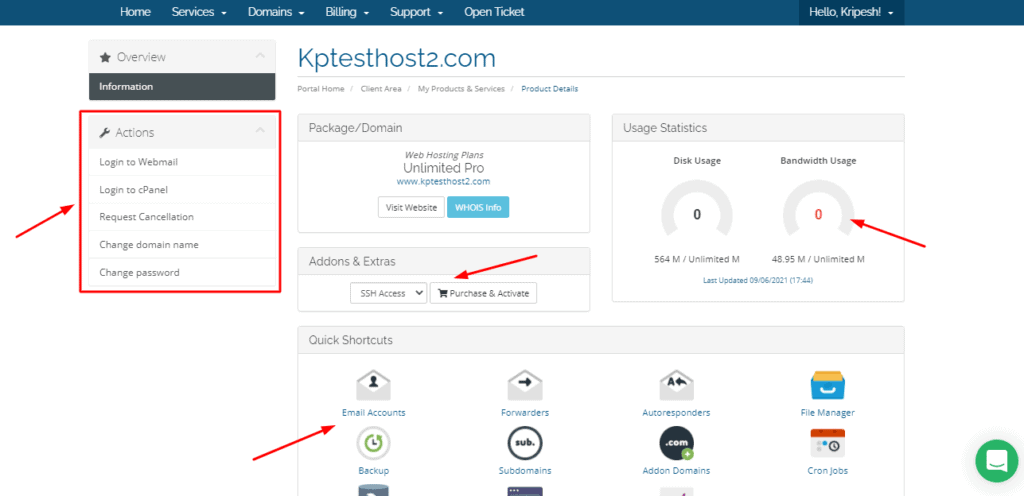 StableHost Review (2025) - How Stable is This Host? 2 StableHost UI