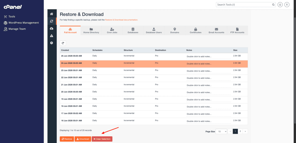 ChemiCloud Backups
