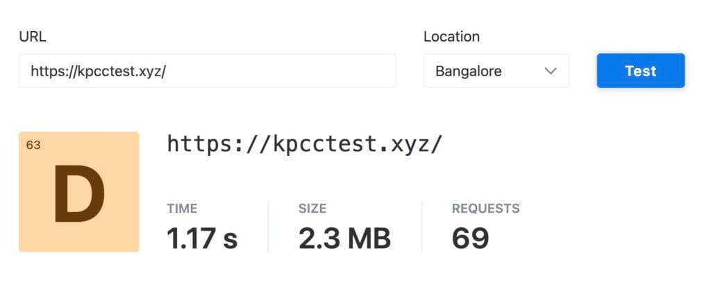 Chemicloud - speeds (India)
