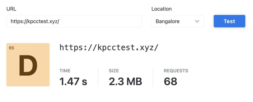 ChemiCloud Review November 2025 - Value For Money Host 6 Chemicloud - speed test (India)