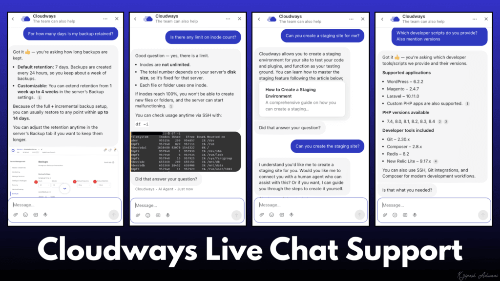 Cloudways Review July 2026 - Best Managed Hosting?? 15 Cloudways Live Chat Support