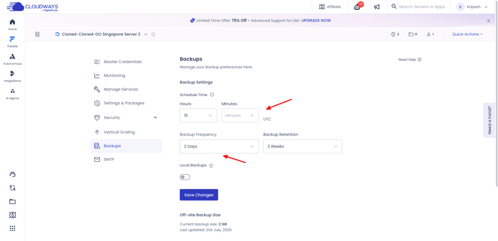 Cloudways Review July 2026 - Best Managed Hosting?? 11 Cloudways Scheduled Backups