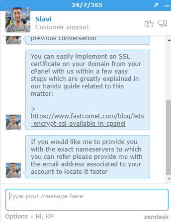 FastComet Review November 2025 - What's Special In FastComet? 19 Live chat on FastComet