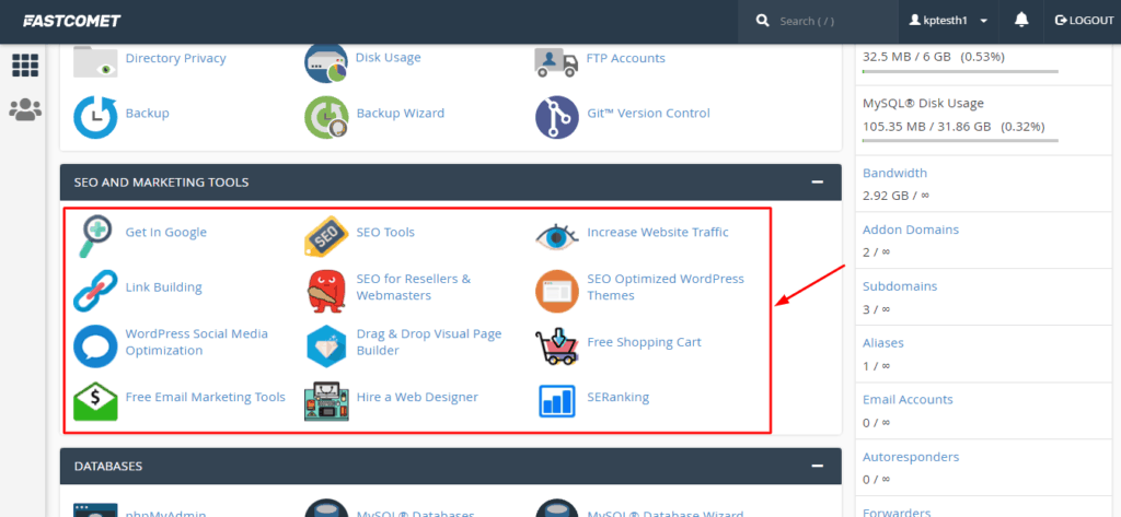 FastComet Review November 2025 - What's Special In FastComet? 22 SEO Tools on FastComet